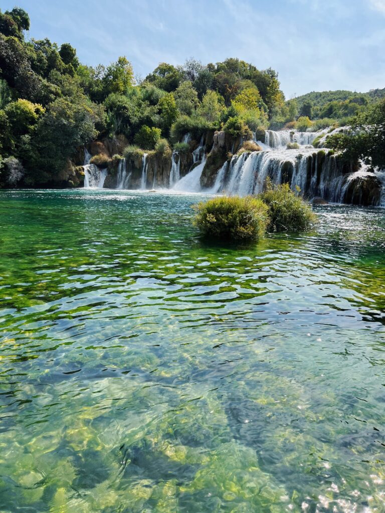 krka national park croatia waterfalls 