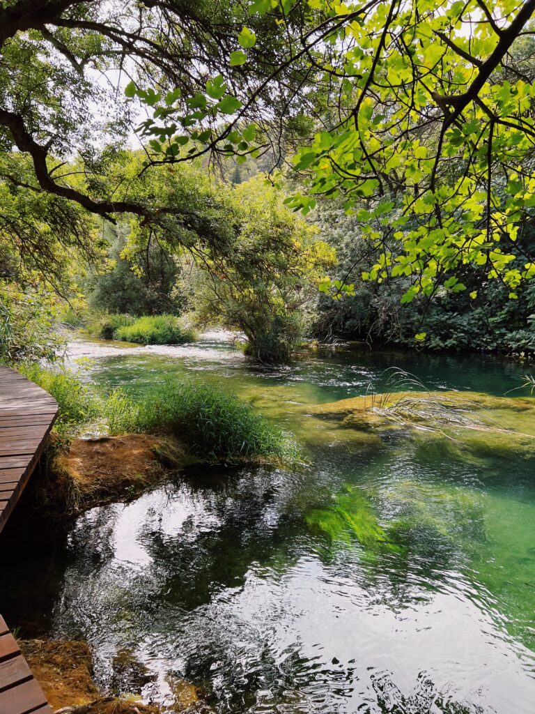 walking path krka national park croatia